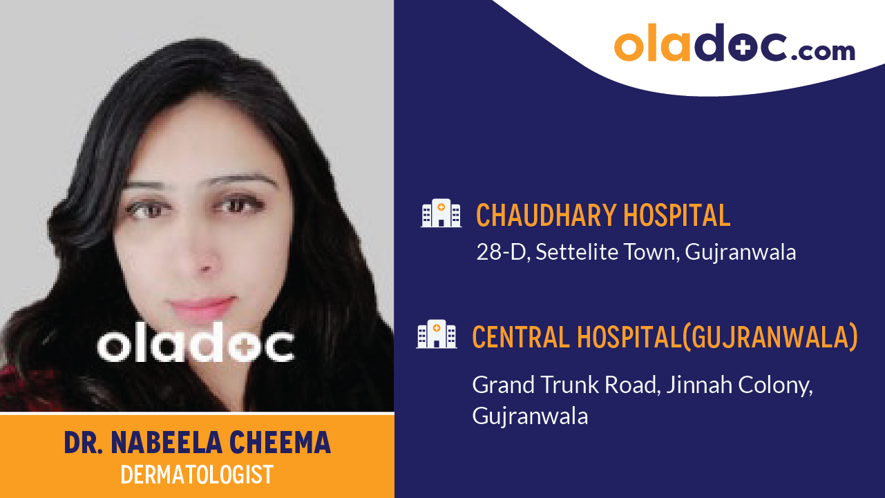 Practice locations of Dr.Nabeela Cheema